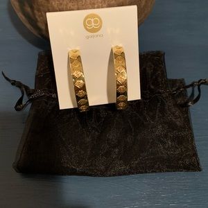 Gorjana Gold Hoops, Never Worn